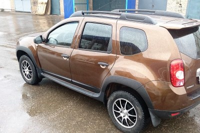 Накладки на крылья АБС-пластик на Renault DUSTER с 2016г. (рестайлинг)