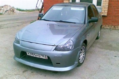Тюнинг бампер передний AVR АВАНГАРД CПОРТ на ЛАДА ПРИОРА седан
