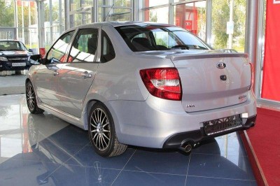 Тюнинг бампер задний Granta Sport (оригинал) на ЛАДА ГРАНТА ВАЗ 2190 седан 
