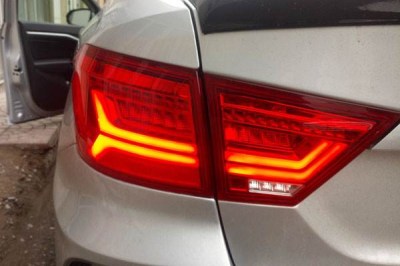 Светодиодные LED тюнинг фонари (красные) для Лада Веста, Vesta SW, Vesta SW Cross