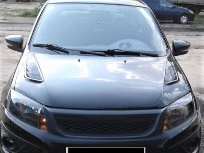 Капот пластиковый AVR Sport тюнинг на ЛАДА ГРАНТА ВАЗ 2190-2191