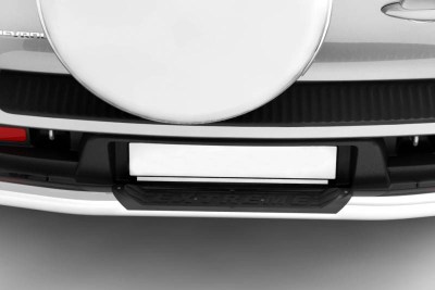 Защита заднего бампера с накладкой 63 мм (НПС) Chevrolet NIVA