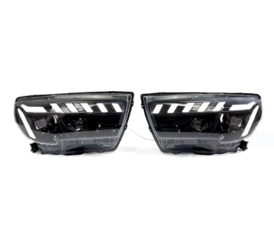 Блок-фара в стиле AUDI Q8 с двумя Bi-LED для LADA VESTA, SW, SW CROSS