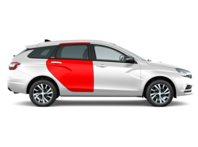 Дверь задняя правая в сборе LADA VESTA SW Оригинал 8450102343