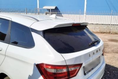 Накладка Икар на штатный спойлер Lada Vesta SW, Cross NG универсал 