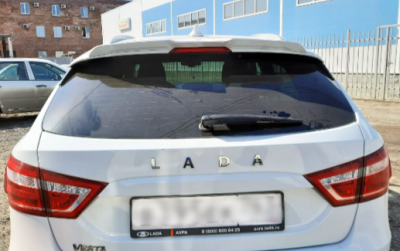 Накладка Икар на штатный спойлер Lada Vesta SW, Cross NG универсал 