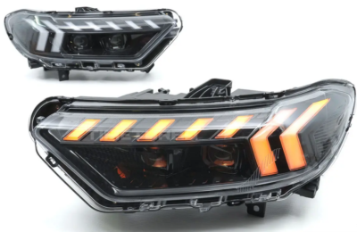 Передние фары в стиле Audi Q8 с  би-LED линзами для Lada Niva Travel