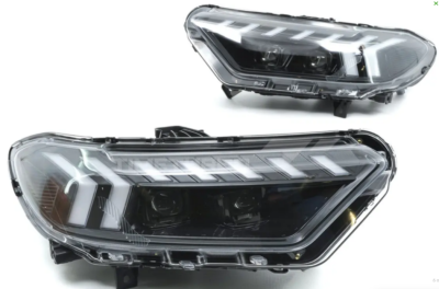 Передние фары в стиле Audi Q8 с  би-LED линзами для Lada Niva Travel