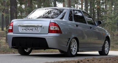 Тюнинг бампер задний AVR Авангард на ЛАДА ПРИОРА ВАЗ 2170 седан 