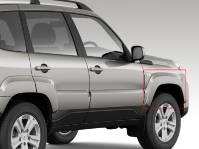 Молдинг наружный правый переднего крыла Lada Niva Travel 21230821211280 