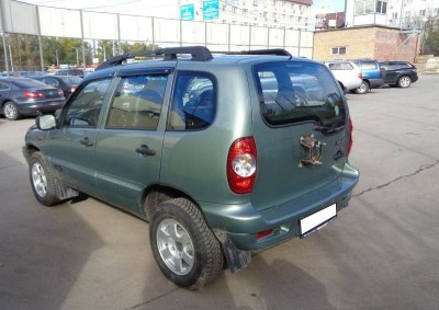 Бампер задний на CHEVROLET NIVA, ВАЗ-2123 старого образа до 2009г.