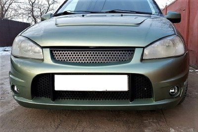 Капот пластиковый АВР тюнинг на ЛАДА КАЛИНА 1