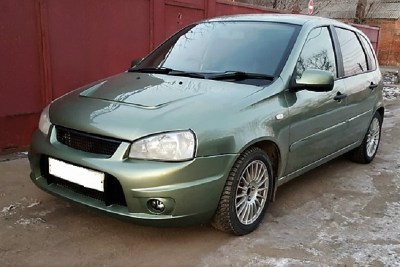 Капот пластиковый АВР тюнинг на ЛАДА КАЛИНА 1