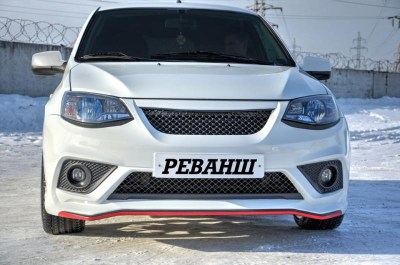 Тюнинг бампер передний LSD РЕВАНШ на ЛАДА КАЛИНА 2 хэтчбек, универсал