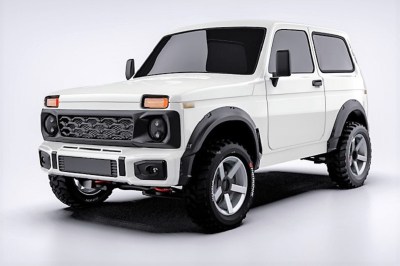 Бампер передний МАГНУМ под ПТФ для ЛАДА НИВА 4х4, Niva Urban, ВАЗ 2121-2131