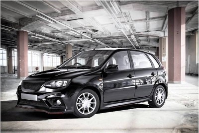 Тюнинг бампер передний LSD РЕВАНШ на ЛАДА КАЛИНА 2 хэтчбек, универсал