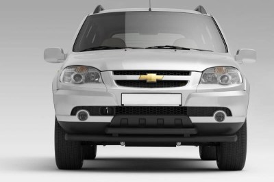 Защита переднего бампера двойная 63/51 мм (ППК) Chevrolet NIVA