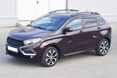 Рейлинги (черный муар) для LADA XRAY, XRAY CROSS c 2016г.