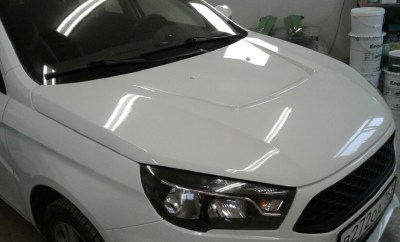 Капот стеклопластиковый AVR Sport ЛАДА ВЕСТА (седан, универсал)  в цвет