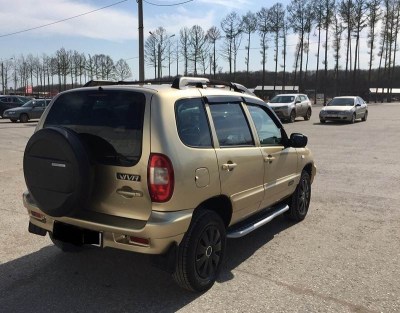 Бампер задний на CHEVROLET NIVA, ВАЗ-2123 старого образа до 2009г.