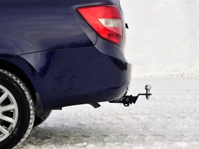 Фаркоп со съемным квадратом для ЛАДА ГРАНТА седан, лифтбек