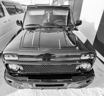 Бампер передний бампер БАРС AMG Лада Нива 4х4