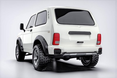 Бампер задний МАГНУМ для ЛАДА НИВА 4х4, Niva Urban, ВАЗ 2121-2131