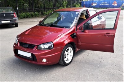 Капот пластиковый АВР тюнинг на ЛАДА КАЛИНА 1