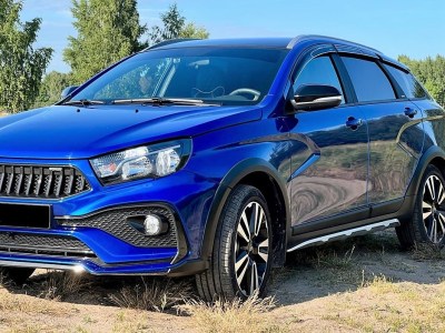 Передний бампер QUASAR для LADA VESTA CROSS седан, SW CROSS