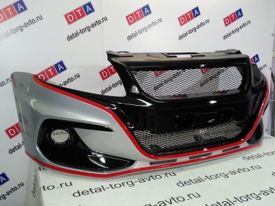 Передний бампер Razor тюнинг на ЛАДА ГРАНТА ВАЗ 2190, 2191
