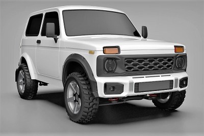 Бампер передний МАГНУМ под ПТФ для ЛАДА НИВА 4х4, Niva Urban, ВАЗ 2121-2131