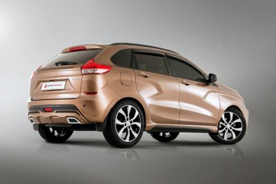 Накладки на пороги тюнинг на LADA XRAY (Х-рей)
