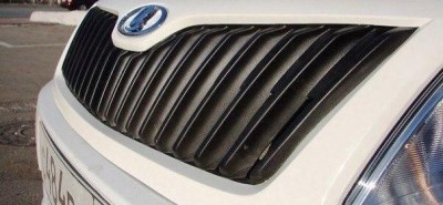 Тюнинг решетка радиатора SKODA на ЛАДА ГРАНТА ВАЗ 2190, 2191