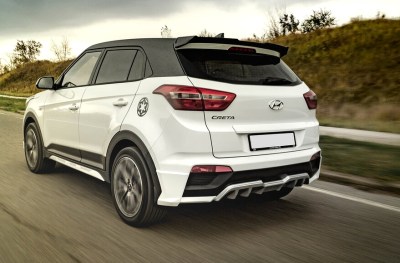 ﻿Юбка Zeus на задний бампер Hyundai Creta 
