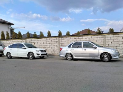 Тюнинг накладки на пороги GRANTA SPORT на ЛАДА ГРАНТА ВАЗ 2190-2191