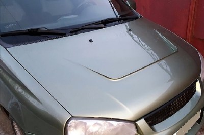 Капот пластиковый АВР тюнинг на ЛАДА КАЛИНА 1
