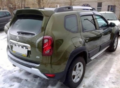 Купить cпойлер Чистое Стекло для RENAULT DUSTER (Рено Дастер)