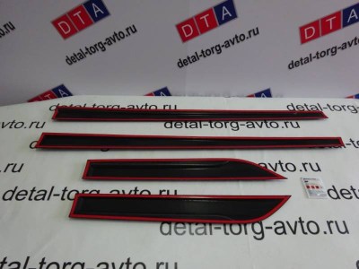 Комплект молдингов на двери CROSS нижние на ЛАДА ВЕСТА 