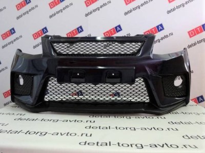 Бампер передний GTS тюнинг на ЛАДА ГРАНТА ВАЗ 2190 седан 