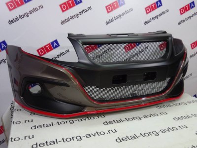 Бампер передний Razor тюнинг на ЛАДА ГРАНТА ВАЗ 2190, 2191 в цвет