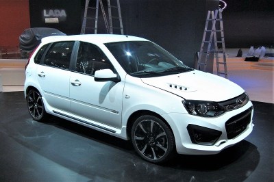 Накладки на пороги Kalina-2 Sport (оригинал) для ЛАДА КАЛИНА 2