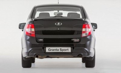 Бампер задний Granta Sport (реплика) на ЛАДА ГРАНТА седан ВАЗ 2190 