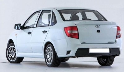 Задний бампер GTS на ЛАДА ГРАНТА 2190 седан 