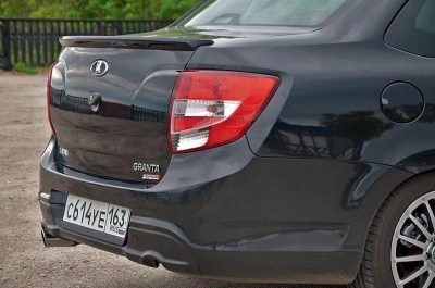 Тюнинг бампер задний Granta Sport на ЛАДА ГРАНТА ВАЗ 2190 седан 