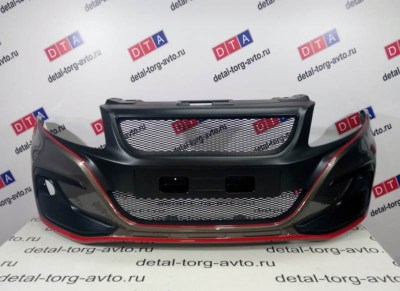 Бампер передний Razor тюнинг на ЛАДА ГРАНТА ВАЗ 2190, 2191 в цвет
