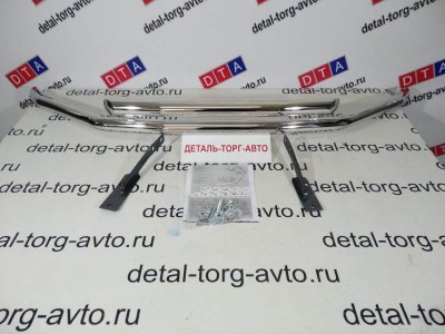 Защита переднего бампера двойная 51/51мм  для LADA XRAY(Х-Рей)