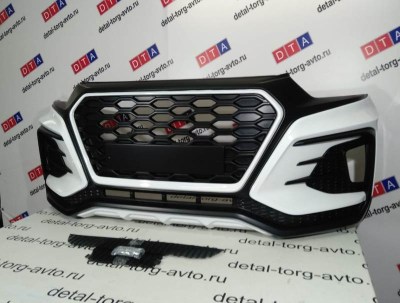 Бампер передний "CRETA" тюнинг на HYUNDAI CRETA (ХЕНДАЙ КРЕТА) в цвет