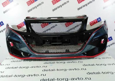 Бампер передний Razor тюнинг на ЛАДА ГРАНТА ВАЗ 2190, 2191 в цвет