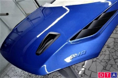 Капот пластиковый AVR №3 на ЛАДА ГРАНТА ВАЗ 2190-2191 в цвет 