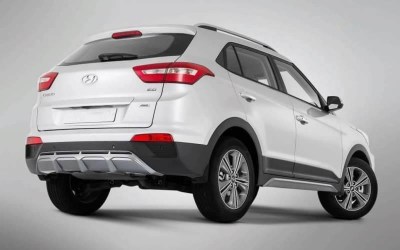 Накладка на задний бампер «CRETA» тюнинг на HYUNDAI CRETA